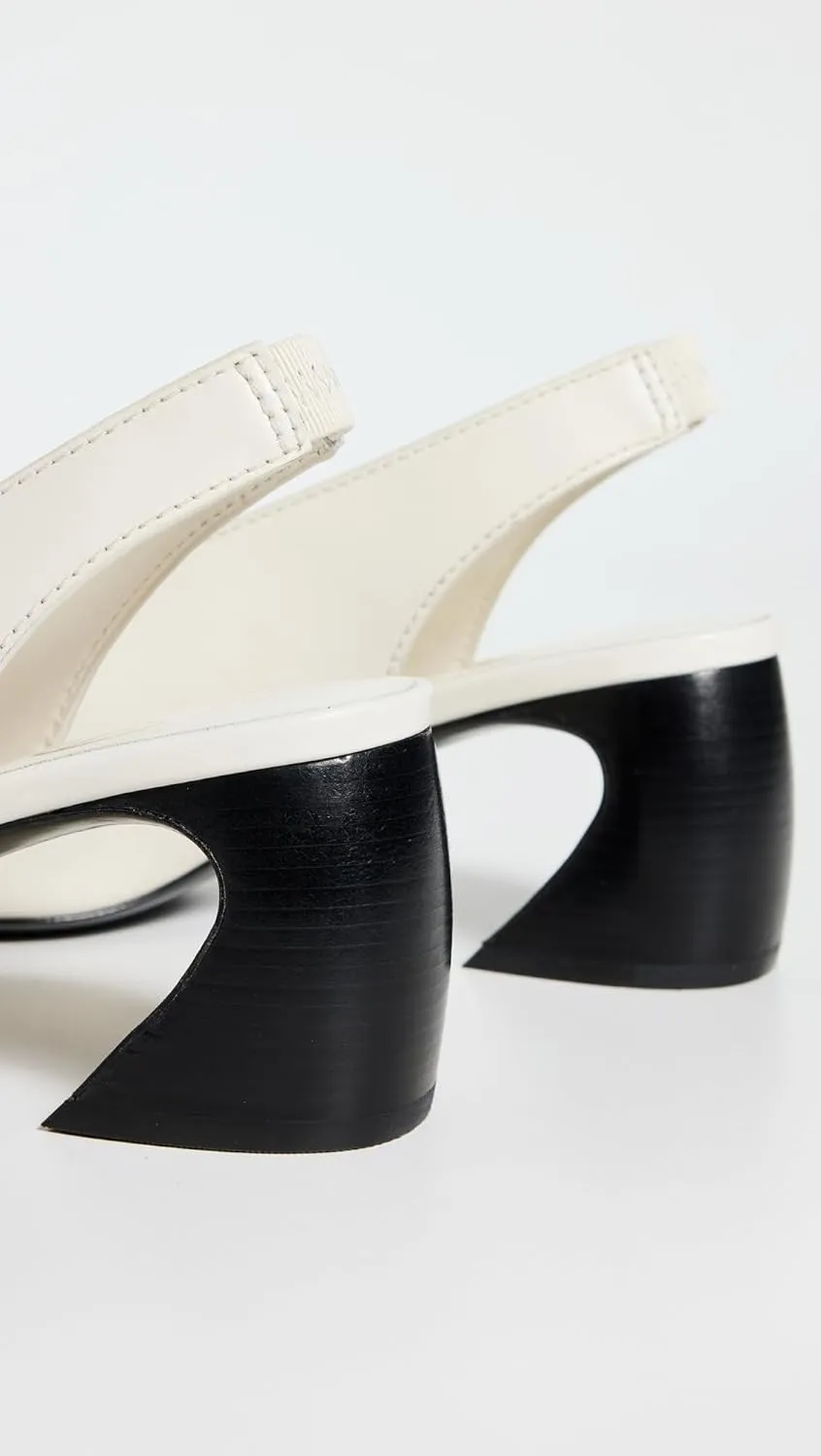 3.1 Phillip Lim Women's ID Open Toe Slingback Crescent Heel Sandals
