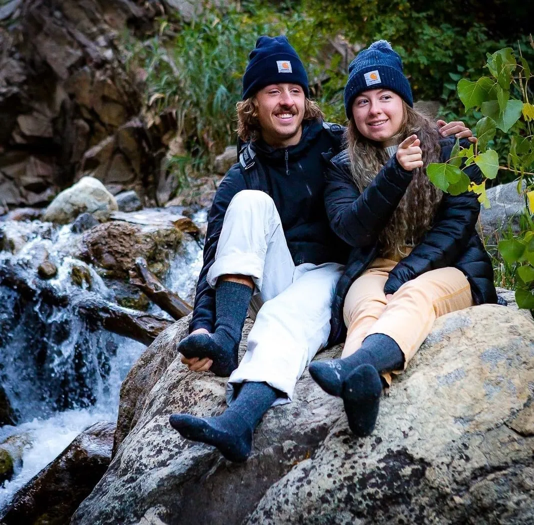 80% Merino Wool Hiking Ultra-Padded Boot Socks | Insulated Moisture Wicking Socks for Men & Women in Various Sizes