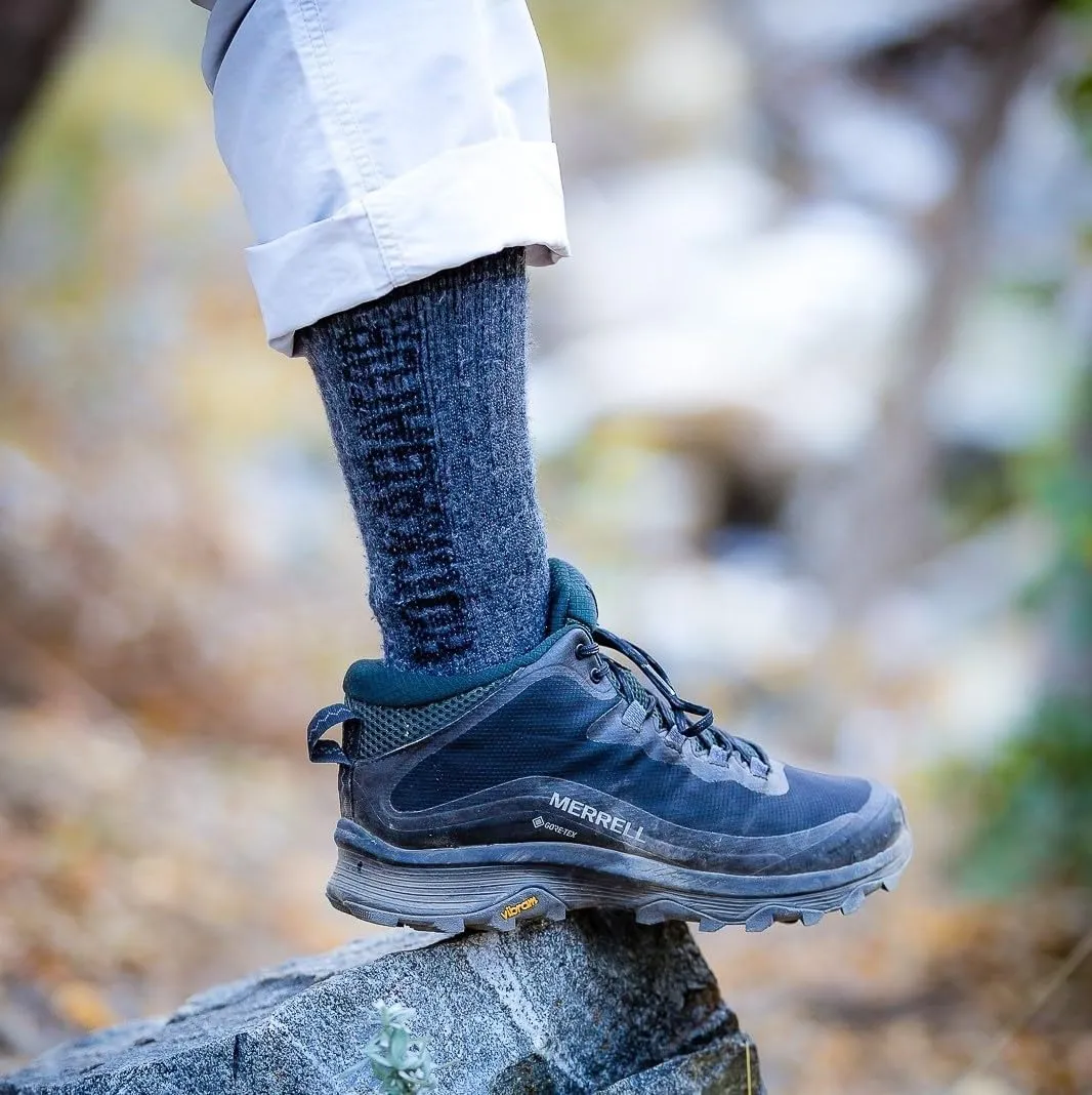 80% Merino Wool Hiking Ultra-Padded Boot Socks | Insulated Moisture Wicking Socks for Men & Women in Various Sizes