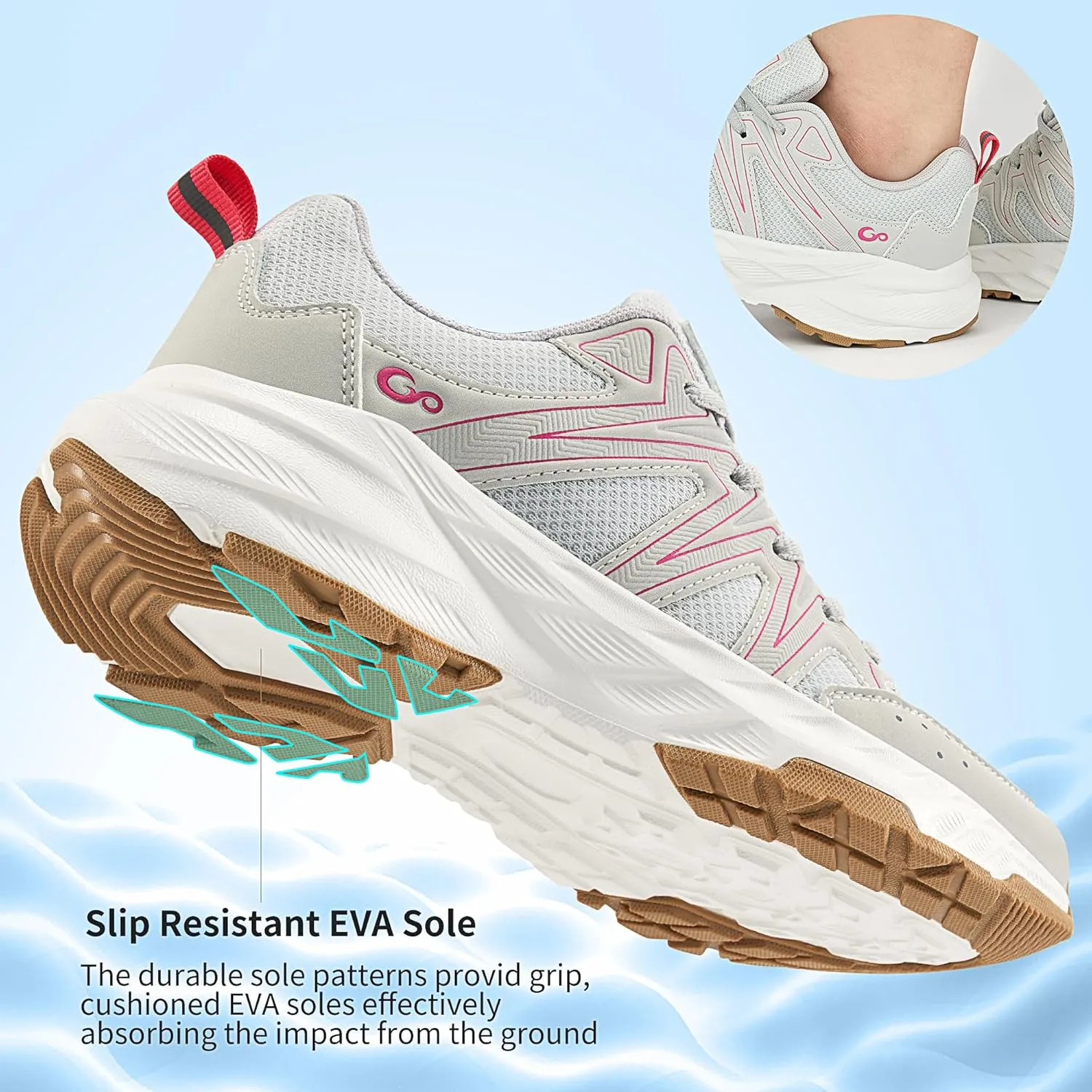 Ablanczoom Womens Sneakers Walking Shoes