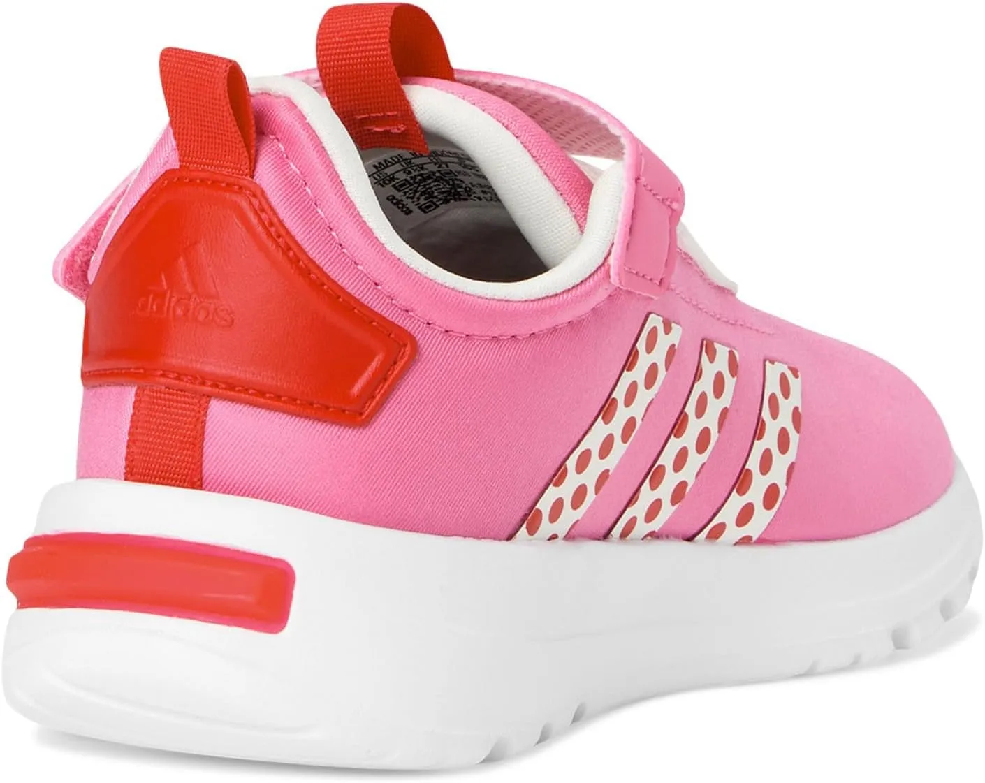 adidas Baby-Girl's Disney Minnie Mouse Racer Tr 23 Elastic Lace Sportswear Shoes (Toddler) Sneaker