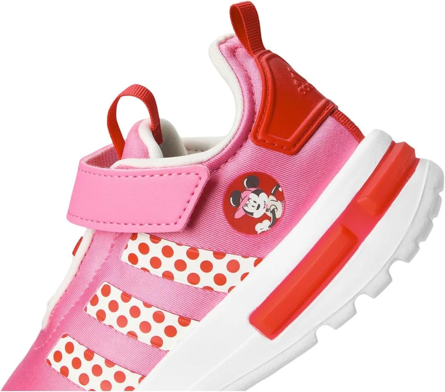 adidas Baby-Girl's Disney Minnie Mouse Racer Tr 23 Elastic Lace Sportswear Shoes (Toddler) Sneaker