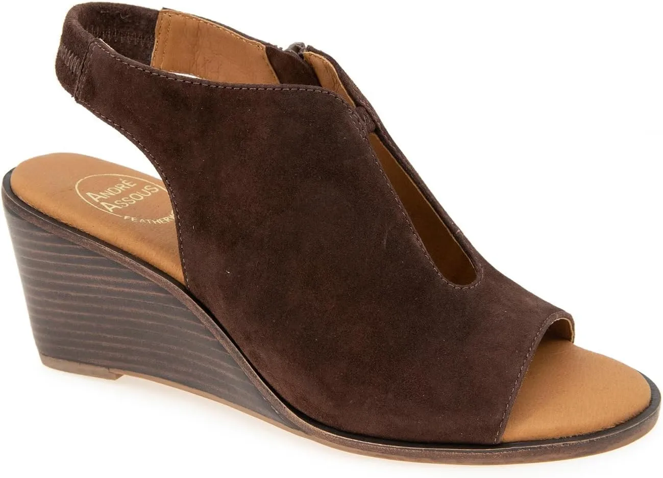Andre Assous Belinda Woven Featherweights Wedge Open Toe Sandal