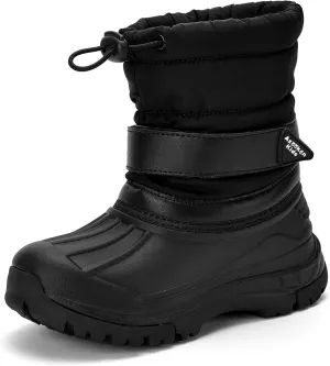 Azooken Kid's Snow Boots Winter Waterproof Slip Resistant Cold Weather Shoes(Little Kid/Big Kid)