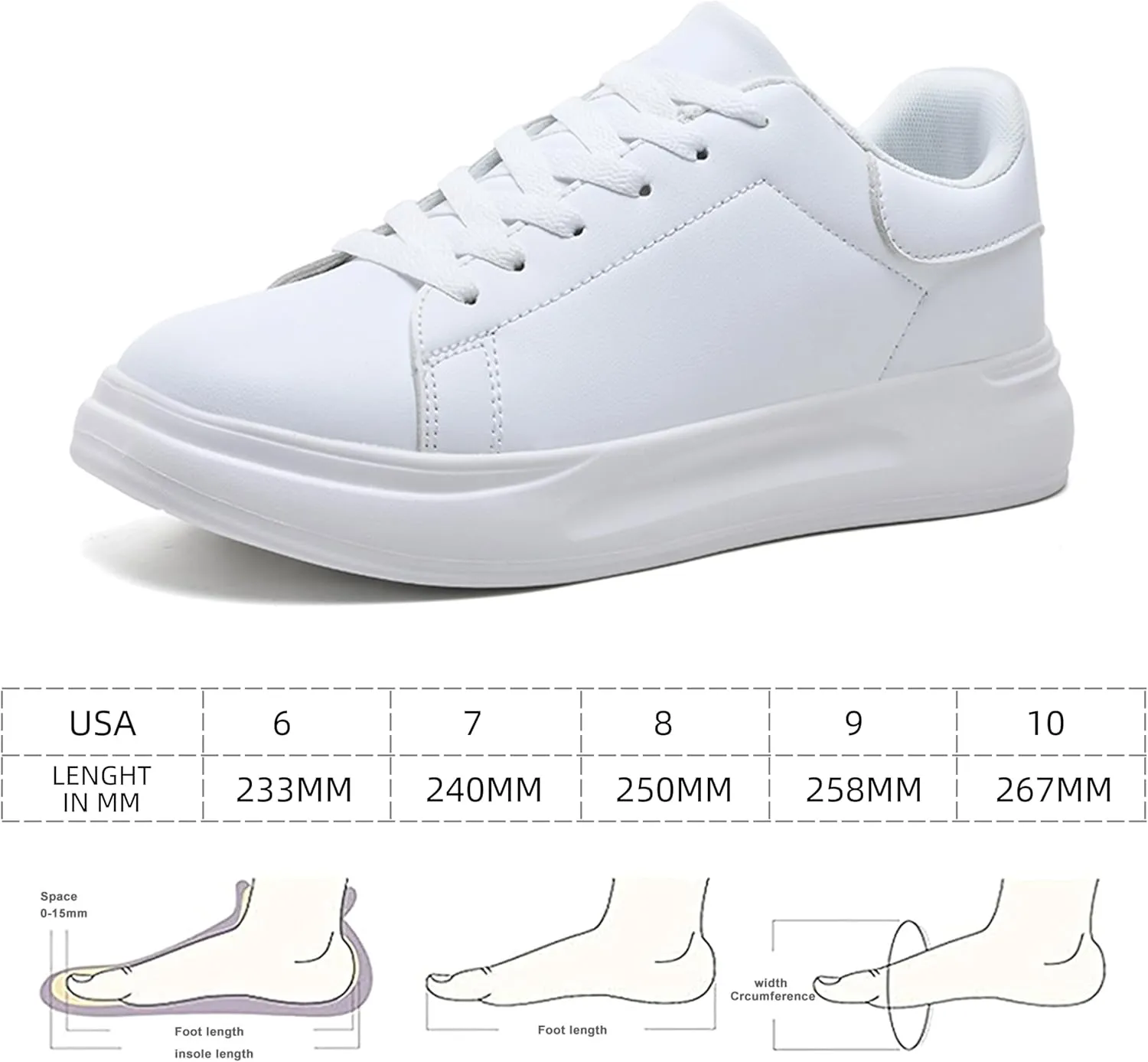 Betrue Women's Fashion Sneakers, Walking Shoes, Height Increase, Lightweight, Comfortable, Casual, EVA Lace-Up Shoes for Women