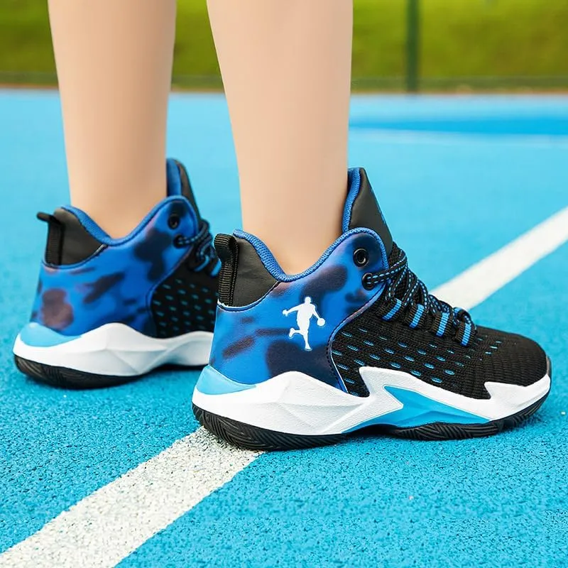 Boys and Kids Basketball Shoes Lightweight Fashion Sneakers