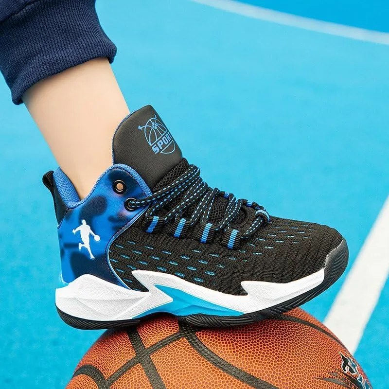Boys and Kids Basketball Shoes Lightweight Fashion Sneakers