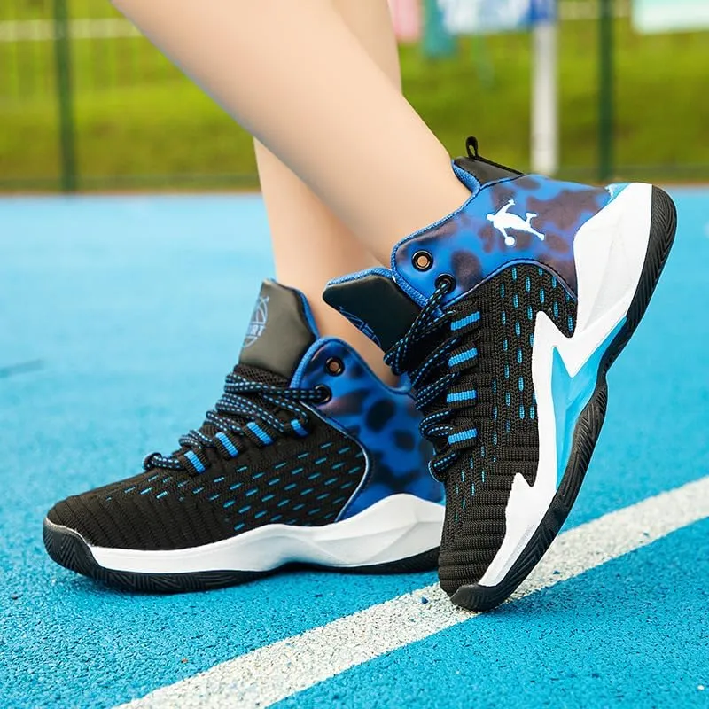 Boys and Kids Basketball Shoes Lightweight Fashion Sneakers
