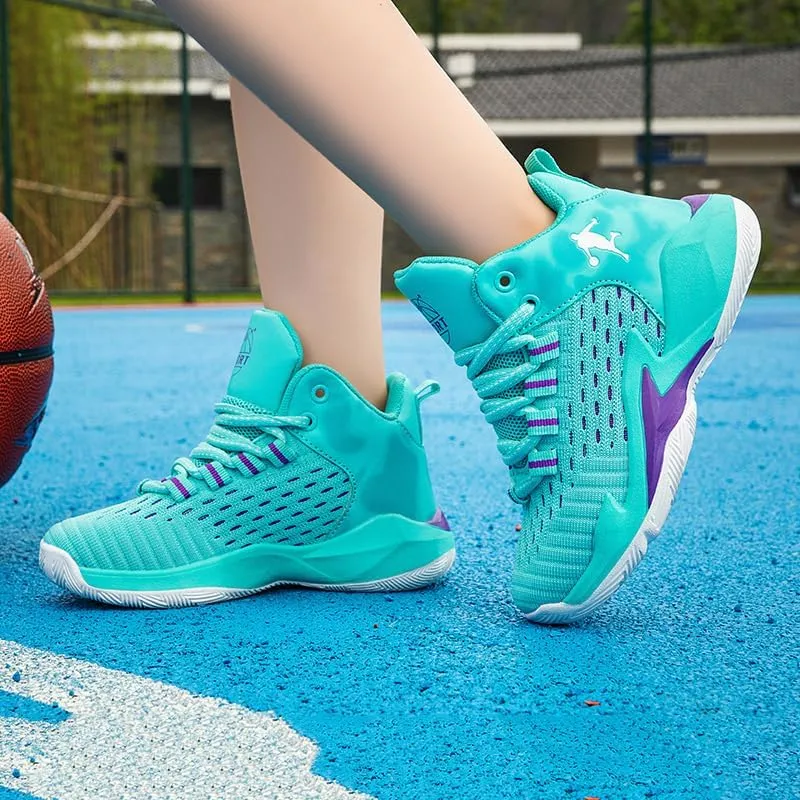 Boys and Kids Basketball Shoes Lightweight Fashion Sneakers
