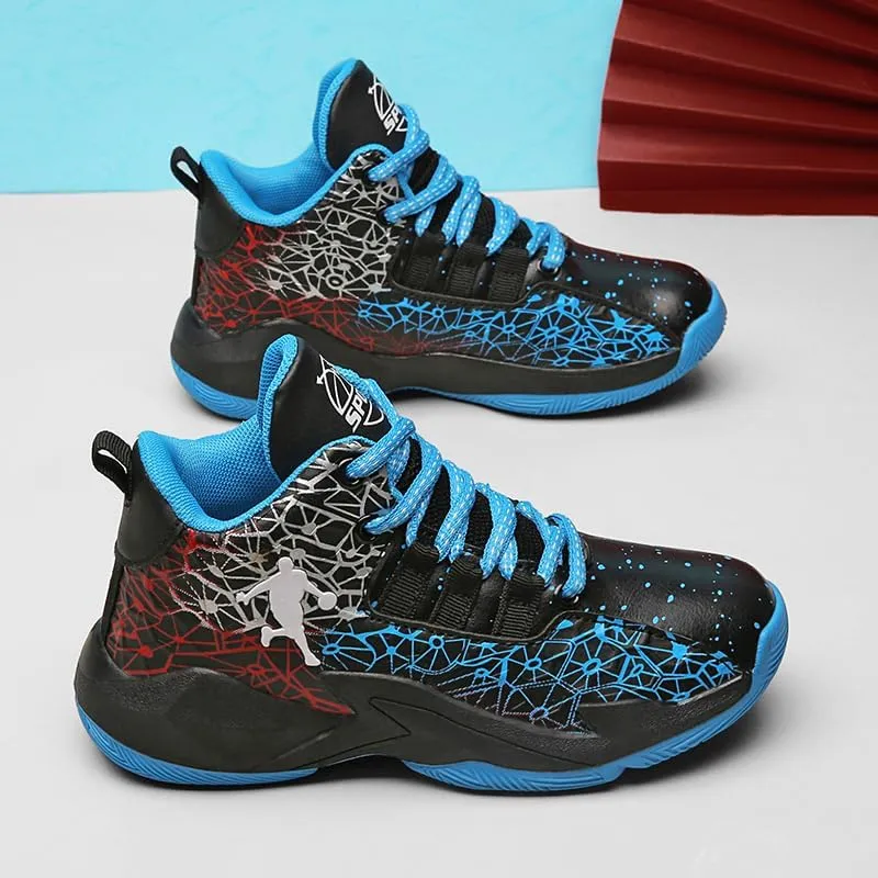 Boys and Kids Basketball Shoes Lightweight Fashion Sneakers