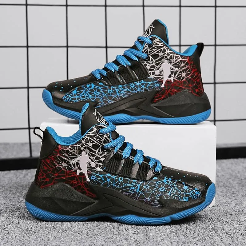 Boys and Kids Basketball Shoes Lightweight Fashion Sneakers