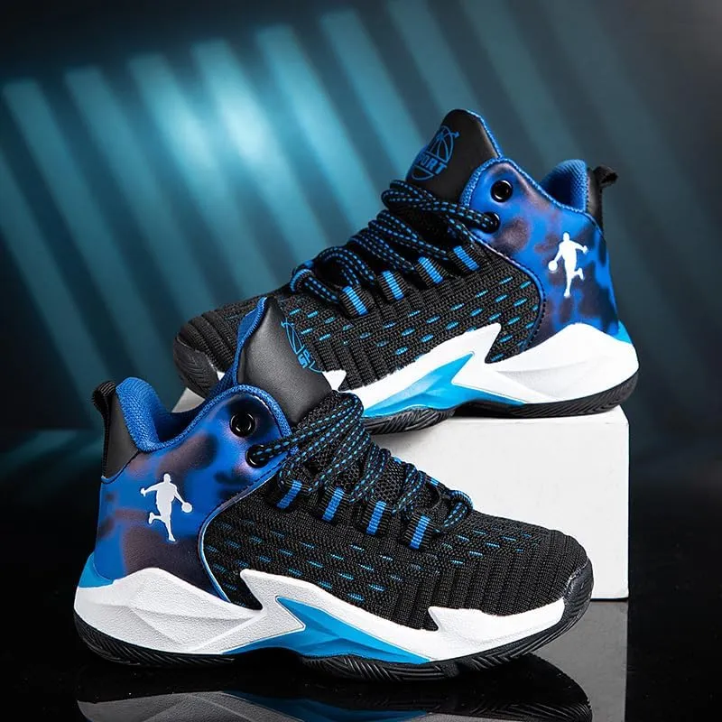 Boys and Kids Basketball Shoes Lightweight Fashion Sneakers