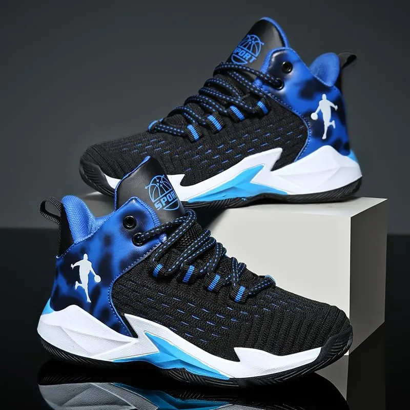 Boys and Kids Basketball Shoes Lightweight Fashion Sneakers