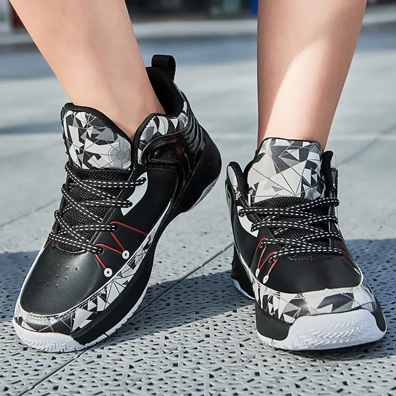 Boys and Kids Basketball Shoes Lightweight Fashion Sneakers