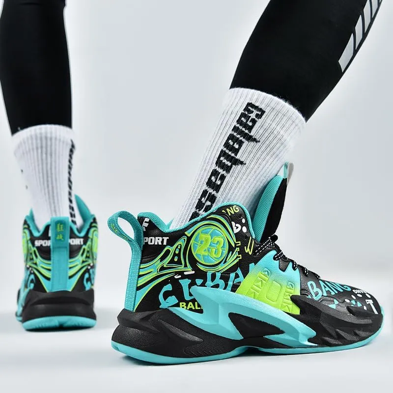 Boy's Basketball Shoes Lightweight Fashion Sneakers
