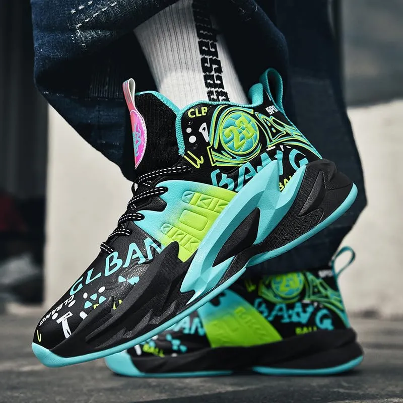 Boy's Basketball Shoes Lightweight Fashion Sneakers