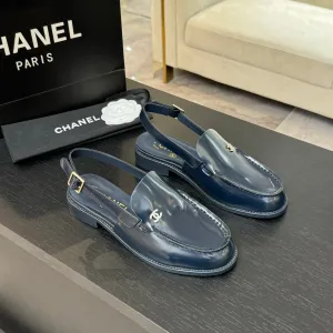 CC 25C Slingback Loafer Dark Blue Patent Leather