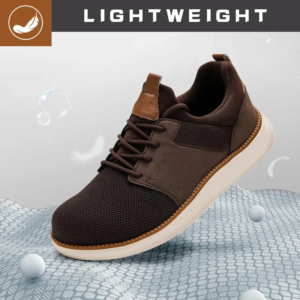 CLOAKA Men's Shoes Steel Toe Shoes for Men Mesh Slip On Work Casual Safety Walking Puncture Proof Sneakers