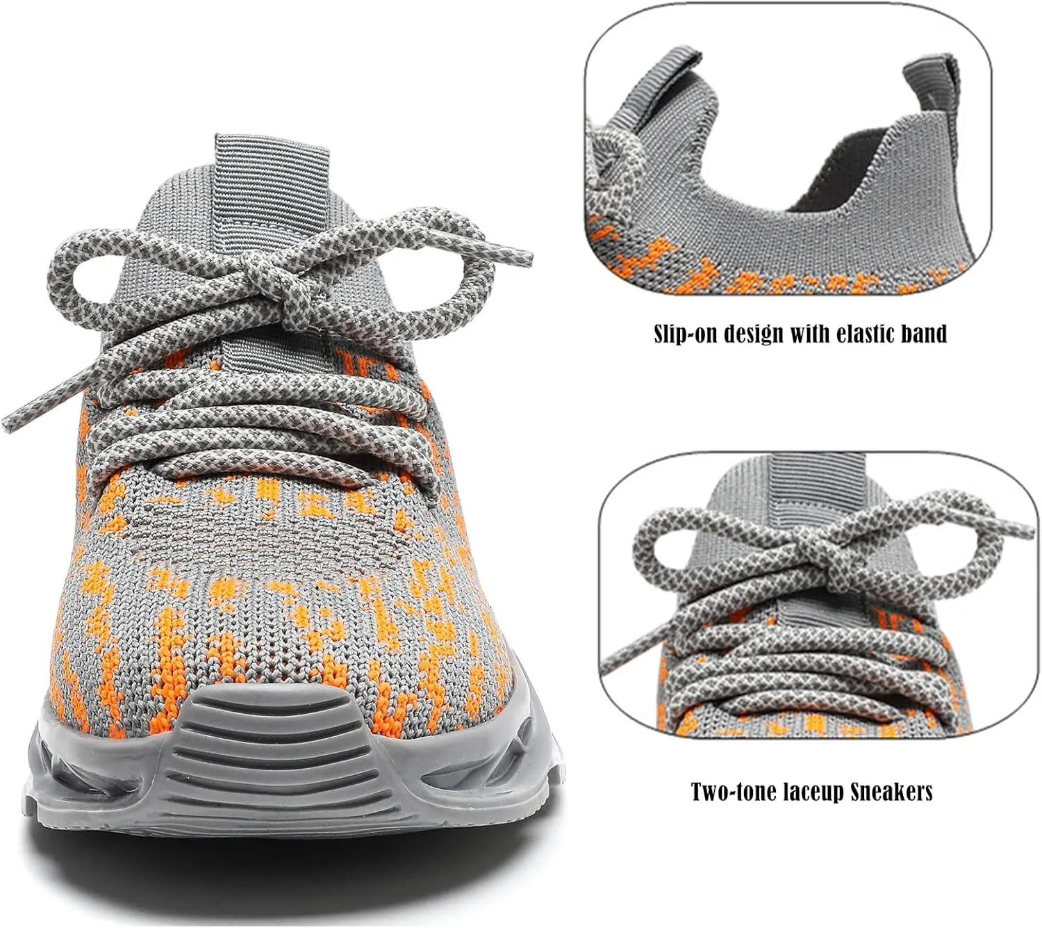 DADAWEN Boys Girls Sneakers Kids Lightweight Breathable Tennis Athletic Running Shoes for Toddler/Little Kid/Big Kid