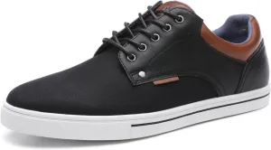 DECARSDZ Men's Fashion Dress Sneakers Comfortable Casual Skate Shoe Walking Oxford Shoes
