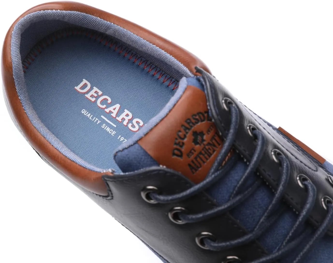 DECARSDZ Men's Fashion Dress Sneakers Comfortable Casual Skate Shoe Walking Oxford Shoes