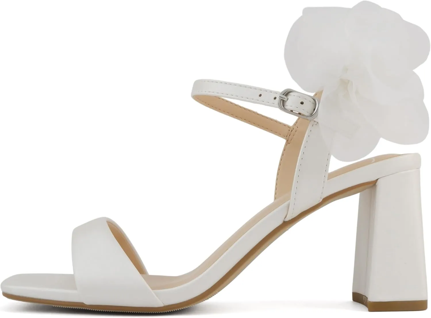 Delicious Bless ~ Women Open Toe High Heel Chiffon Bridal Dress Sandals