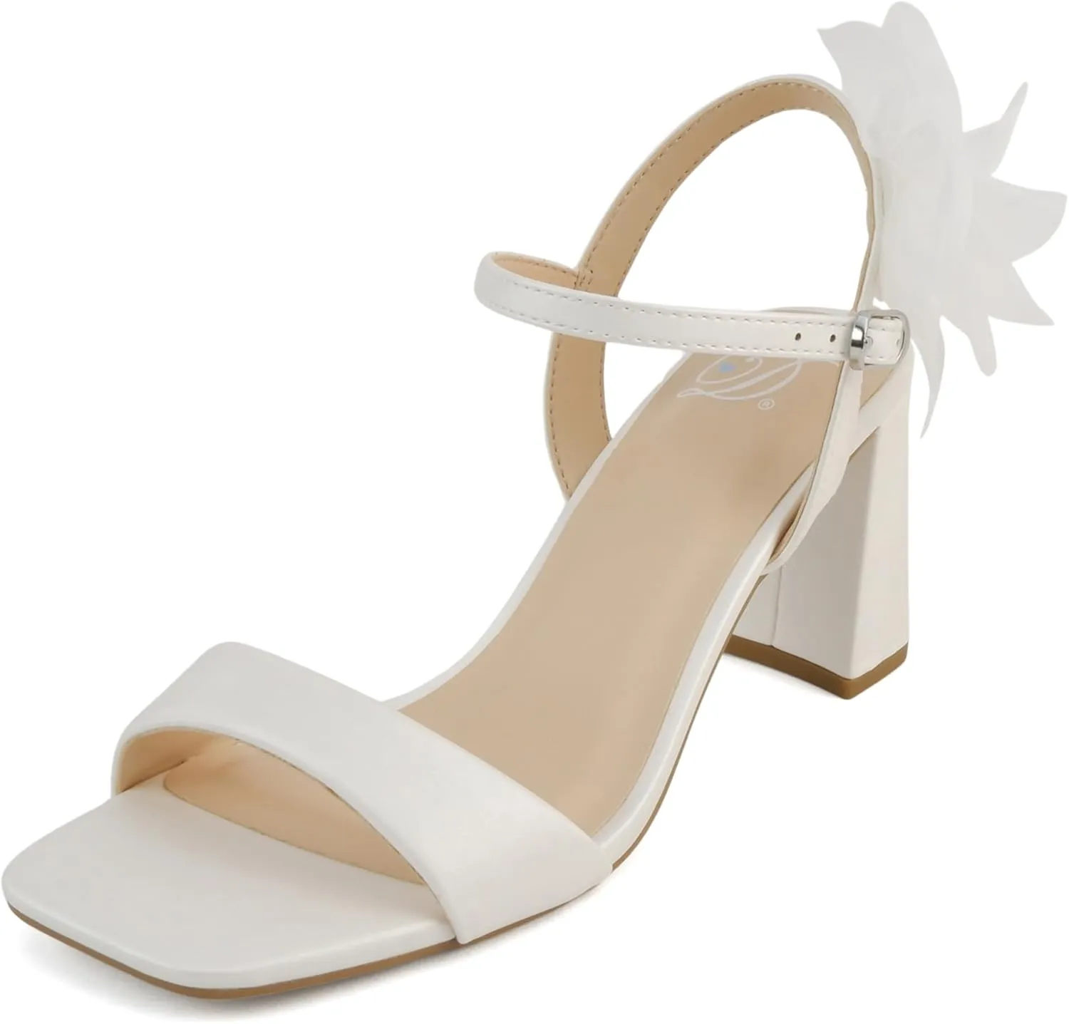 Delicious Bless ~ Women Open Toe High Heel Chiffon Bridal Dress Sandals