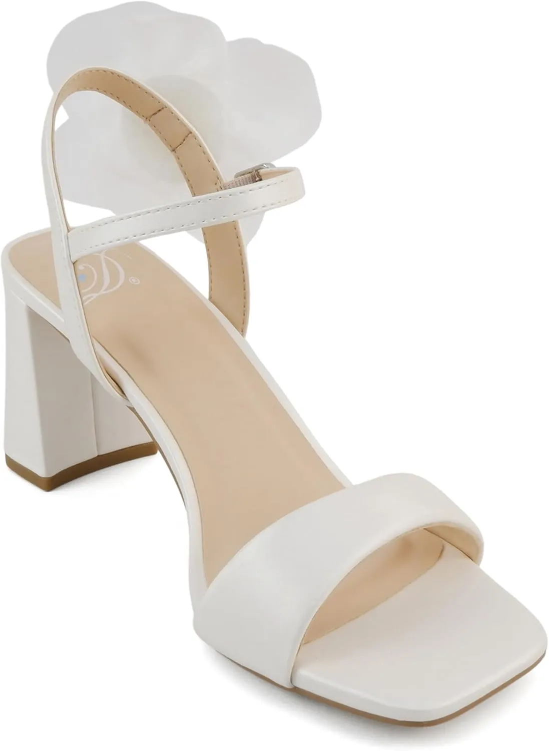 Delicious Bless ~ Women Open Toe High Heel Chiffon Bridal Dress Sandals
