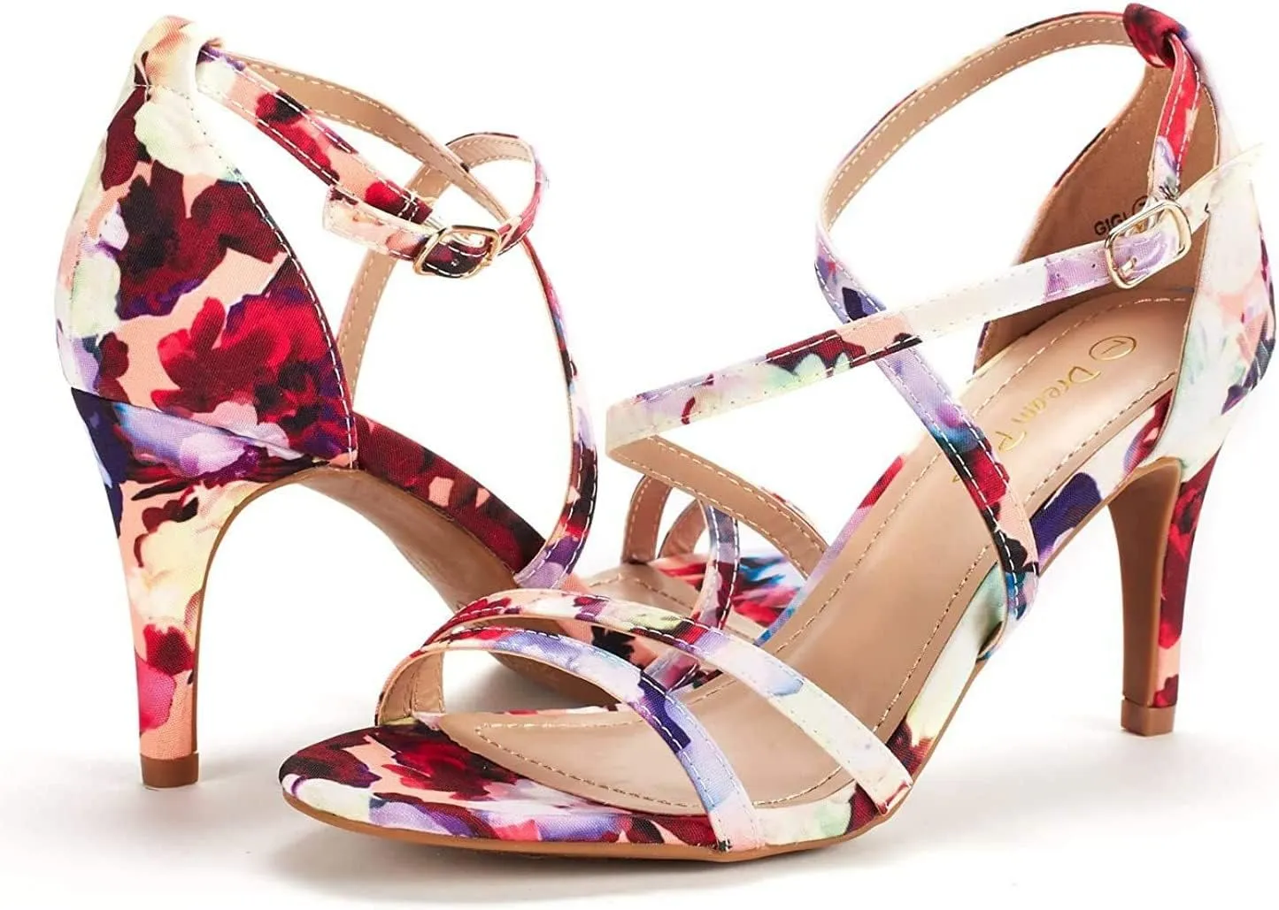 DREAM PAIRS Women's Gigi Fashion Stilettos Open Toe Pump Heel Sandals