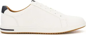 Dune London Men's Tezzy Sneaker, White, 12
