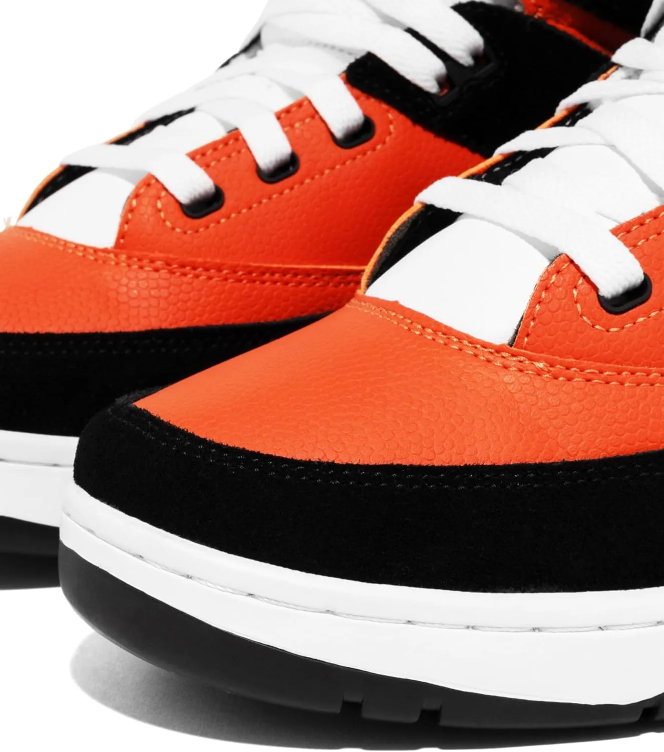 Ewing PATRICK ATHLETICS 33 HI x Basketball Hall of Fame Orange/Black/Gold – Premium Retro Sneakers with Iconic Hall of Fame Details