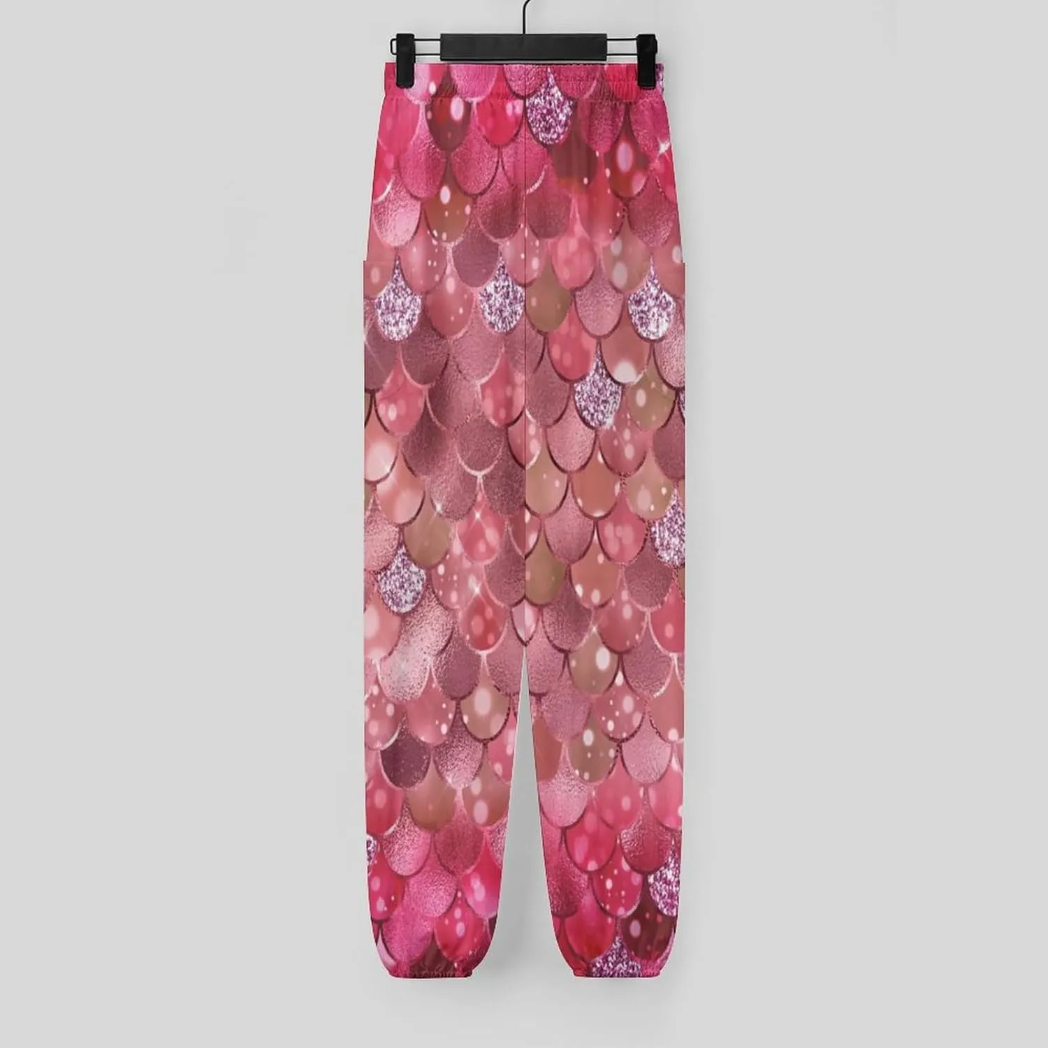 Fish Scales Pattern Yoga Bloomers Womans Hippie Harem Pant Beach Pants Elastic Gym Leggings Loose Casual Sweatpants