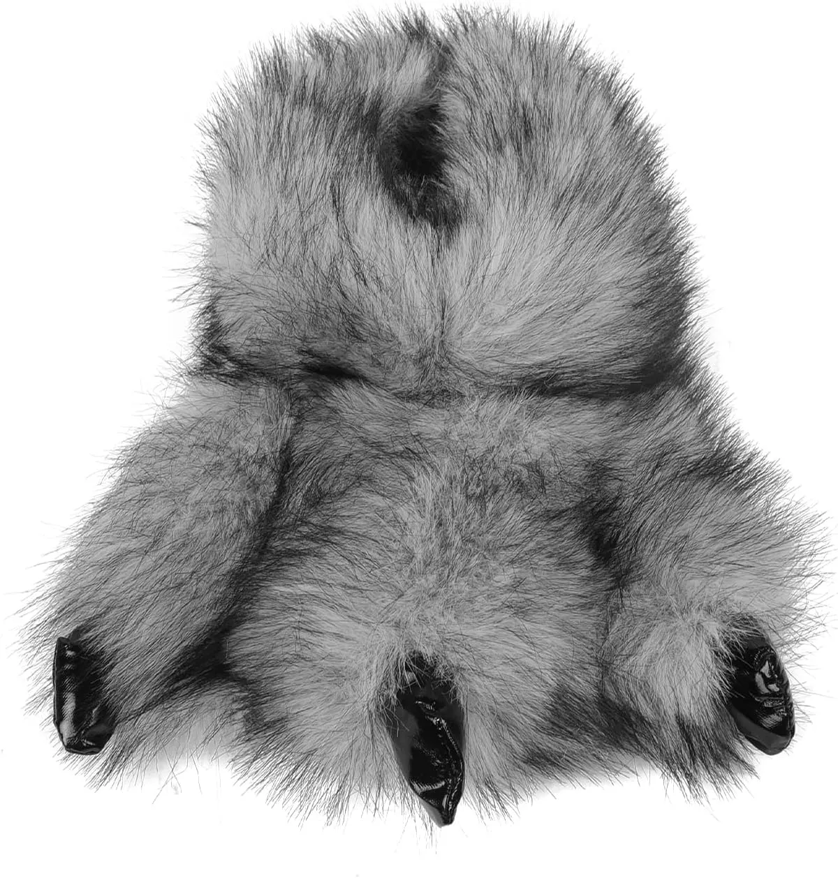 Fuzzy Faux Fur Claw Slippers Men Women Teens Animal Bear Wolf Dinosaur Paw Slippers Ankle Boots Halloween Costume Footwear Winter Thermal Padded Indoor Slip-On Slippers Shoes Foot Warmer