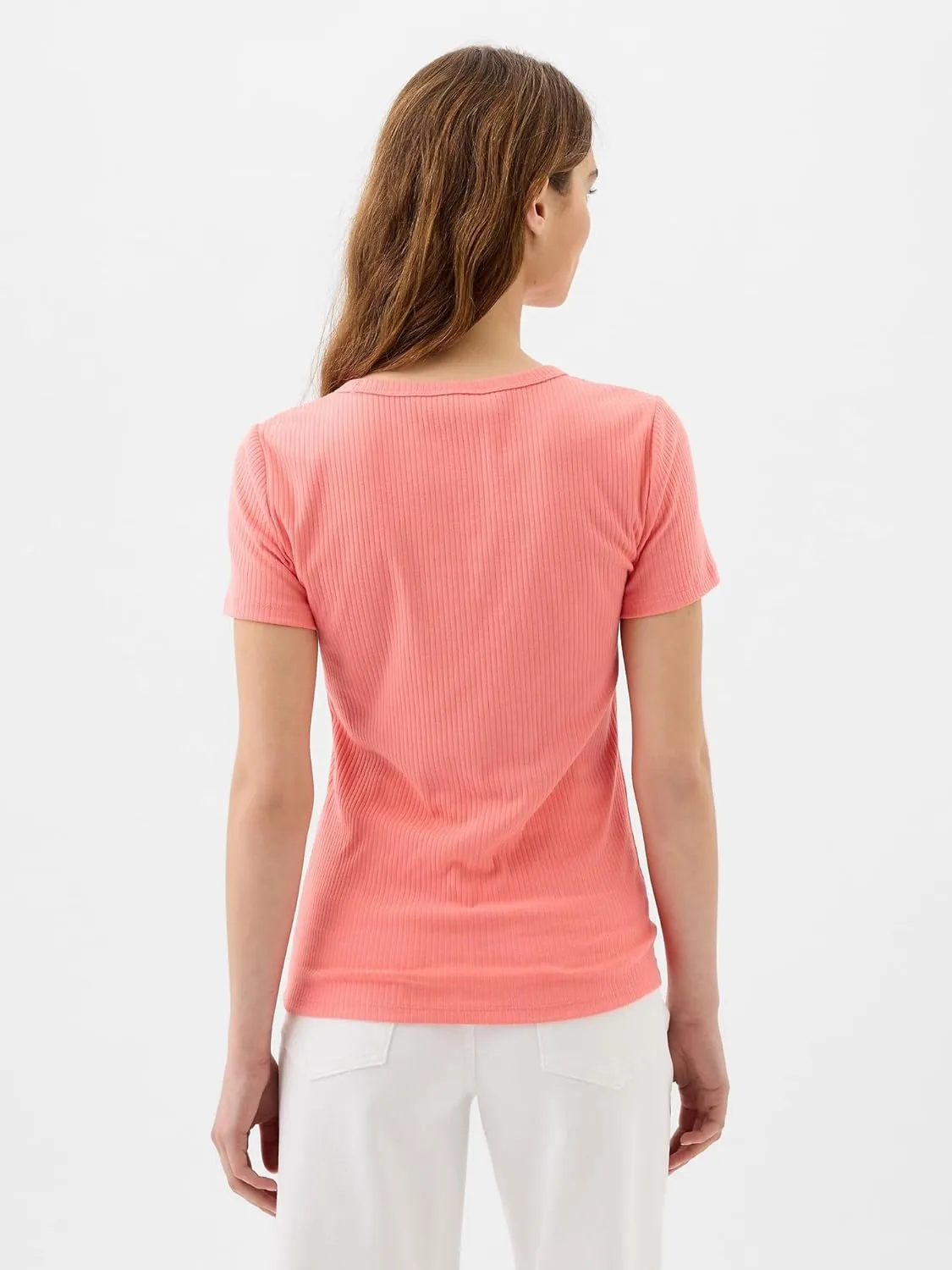 GAP Women's Short Sleeve Ribbed Tee