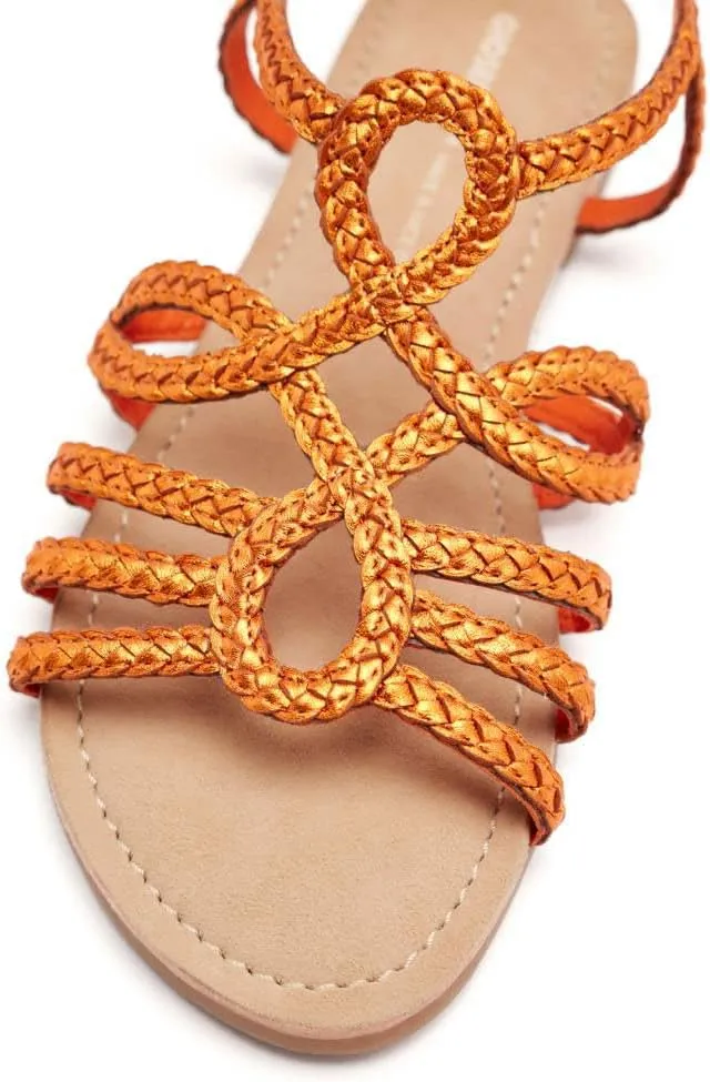 GIOSEPPO Women's Glam Flat Sandal