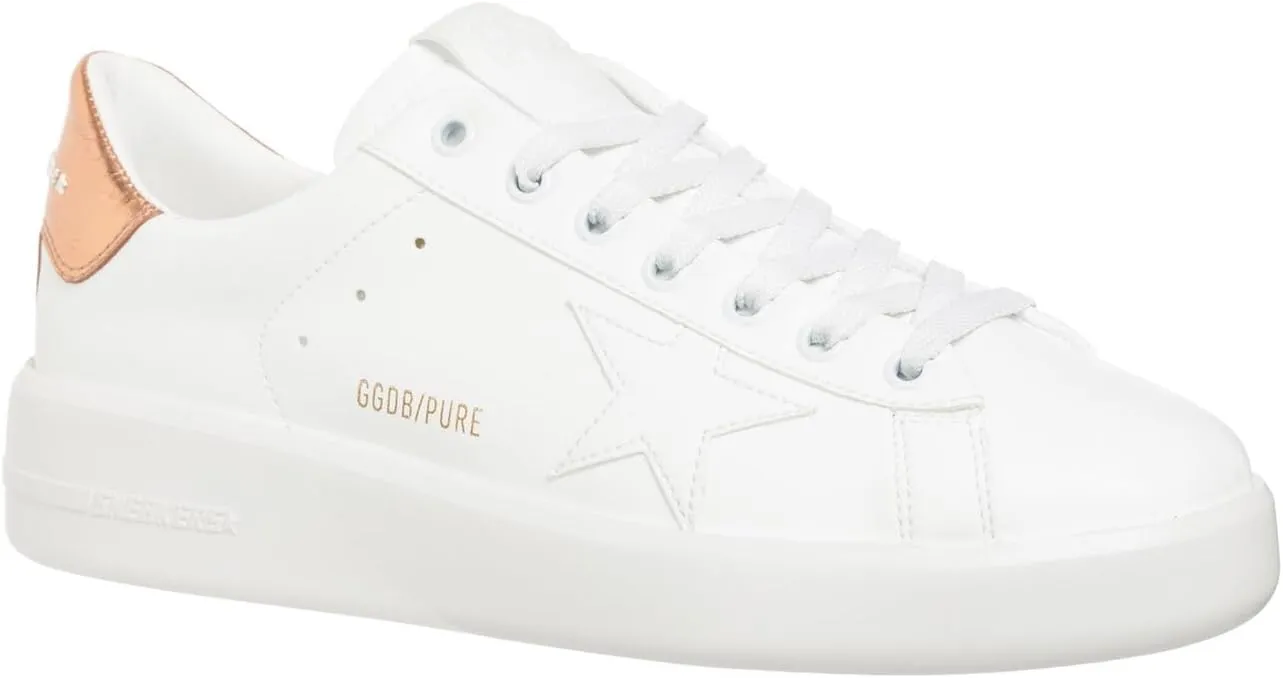 Golden Goose Women's Fashion Sneakers - Italian Leather, Bio-Based Upper Womens Sneakers - White Sneakers