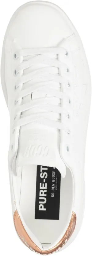 Golden Goose Women's Fashion Sneakers - Italian Leather, Bio-Based Upper Womens Sneakers - White Sneakers