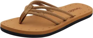 Harssidanzar Women's Flip Flops Lightweight Comfortable Summer Beach Thong Sandals with Arch Support KL221US