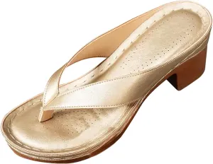 Heels for Women Flip Flops Block Low Heel Thong Sandals Summer Dressy Orthopedic Sandal Arch Support Slip On 2025 Comfortable Slip-On Open Toe Heeled Bridal Party Wedding Shoes Casual Wedge Mules