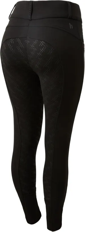 HORZE Mia Warm Winter Thermo High-Waisted Horse Riding Breeches with Silicone Full Seat