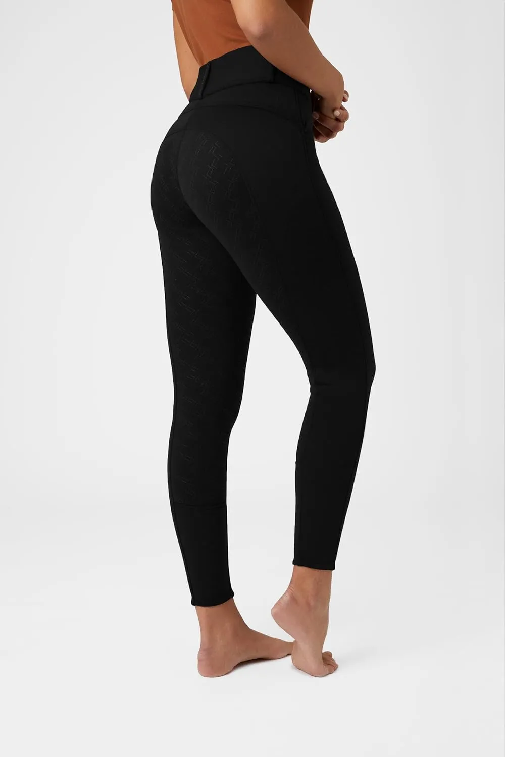 HORZE Mia Warm Winter Thermo High-Waisted Horse Riding Breeches with Silicone Full Seat
