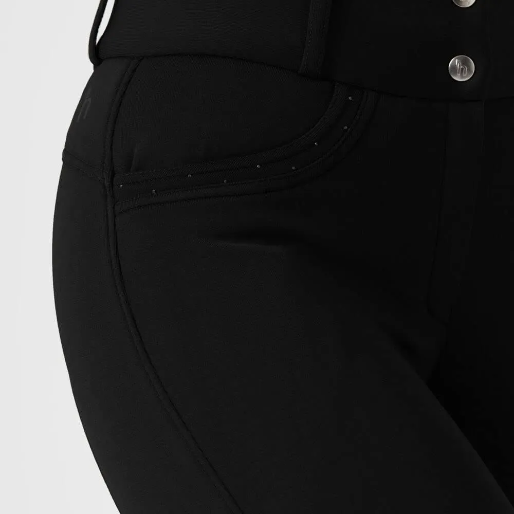 HORZE Mia Warm Winter Thermo High-Waisted Horse Riding Breeches with Silicone Full Seat