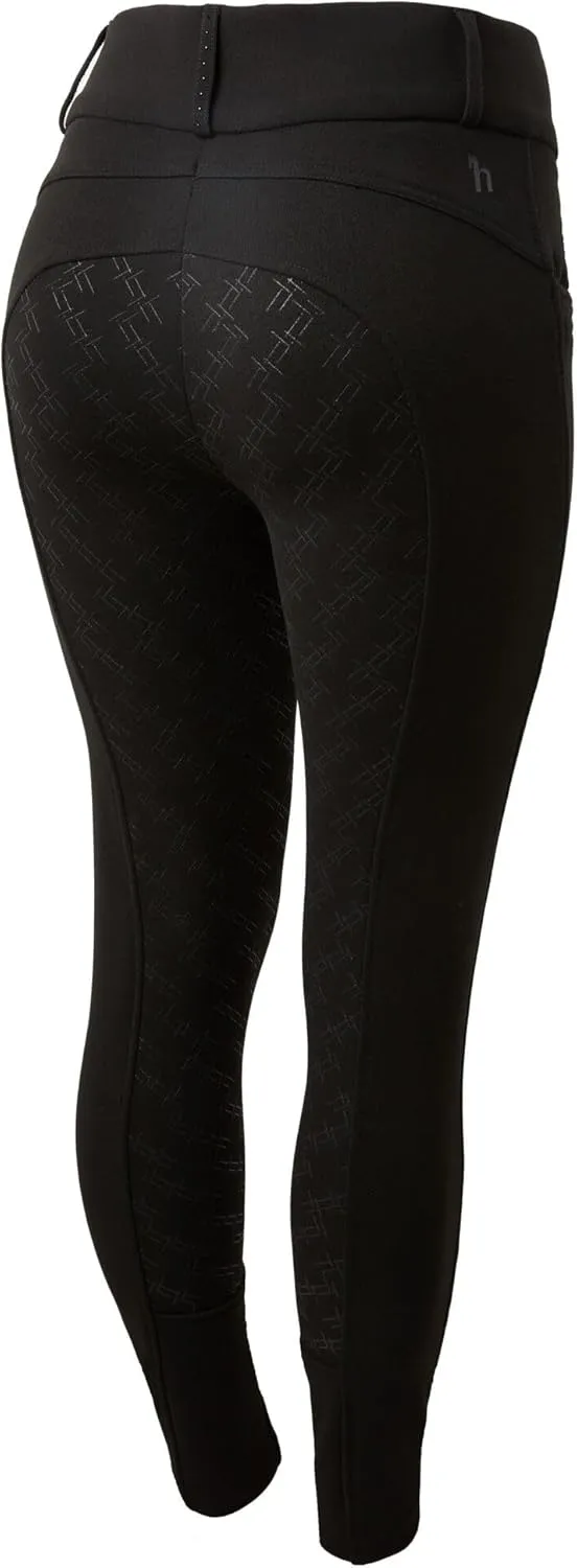 HORZE Mia Warm Winter Thermo High-Waisted Horse Riding Breeches with Silicone Full Seat
