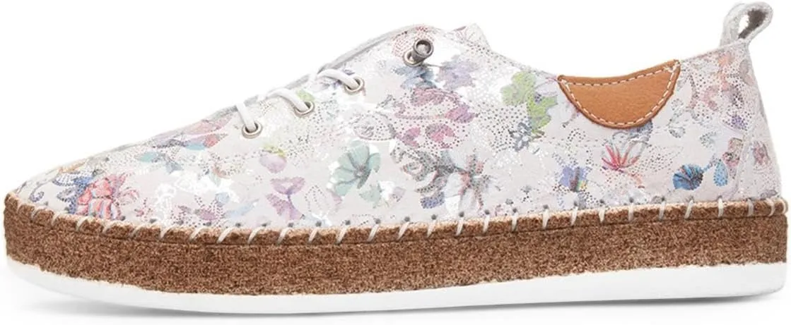 Iva Women's White Leather Trainers