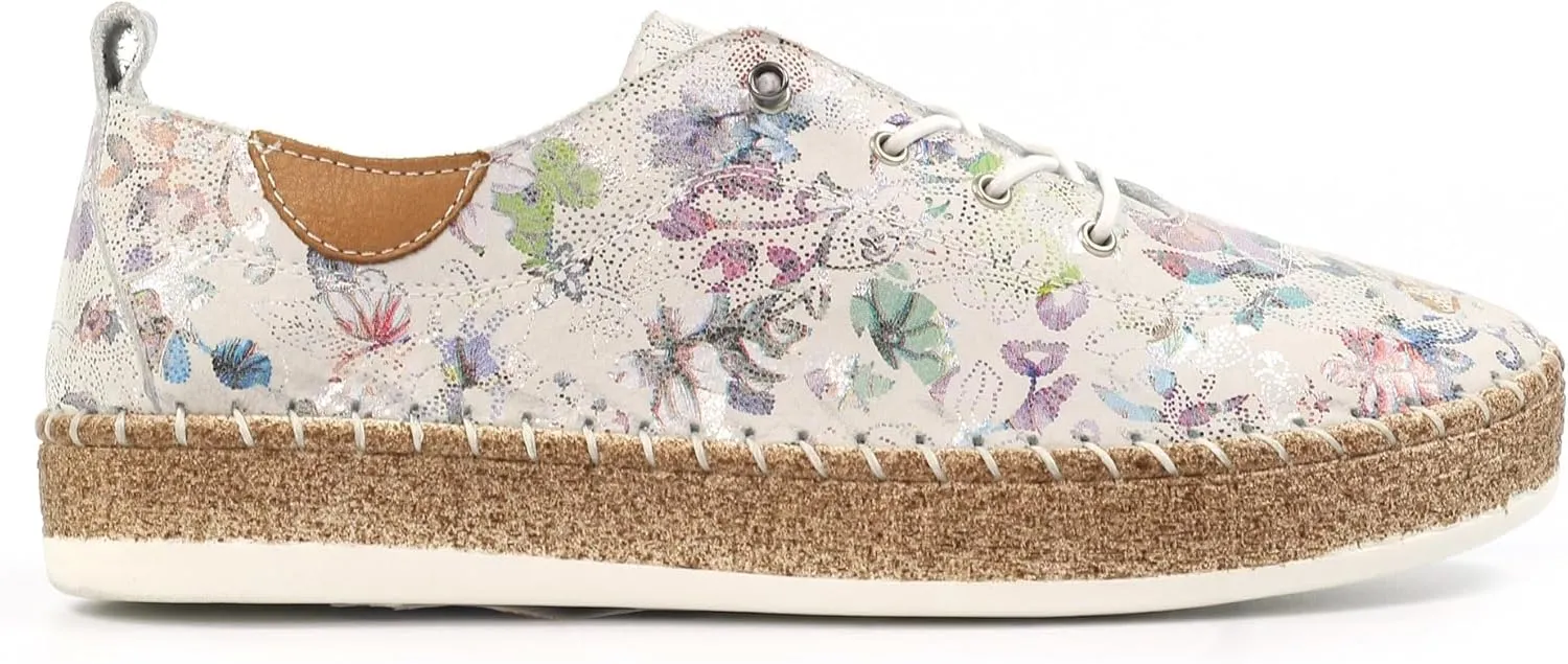 Iva Women's White Leather Trainers