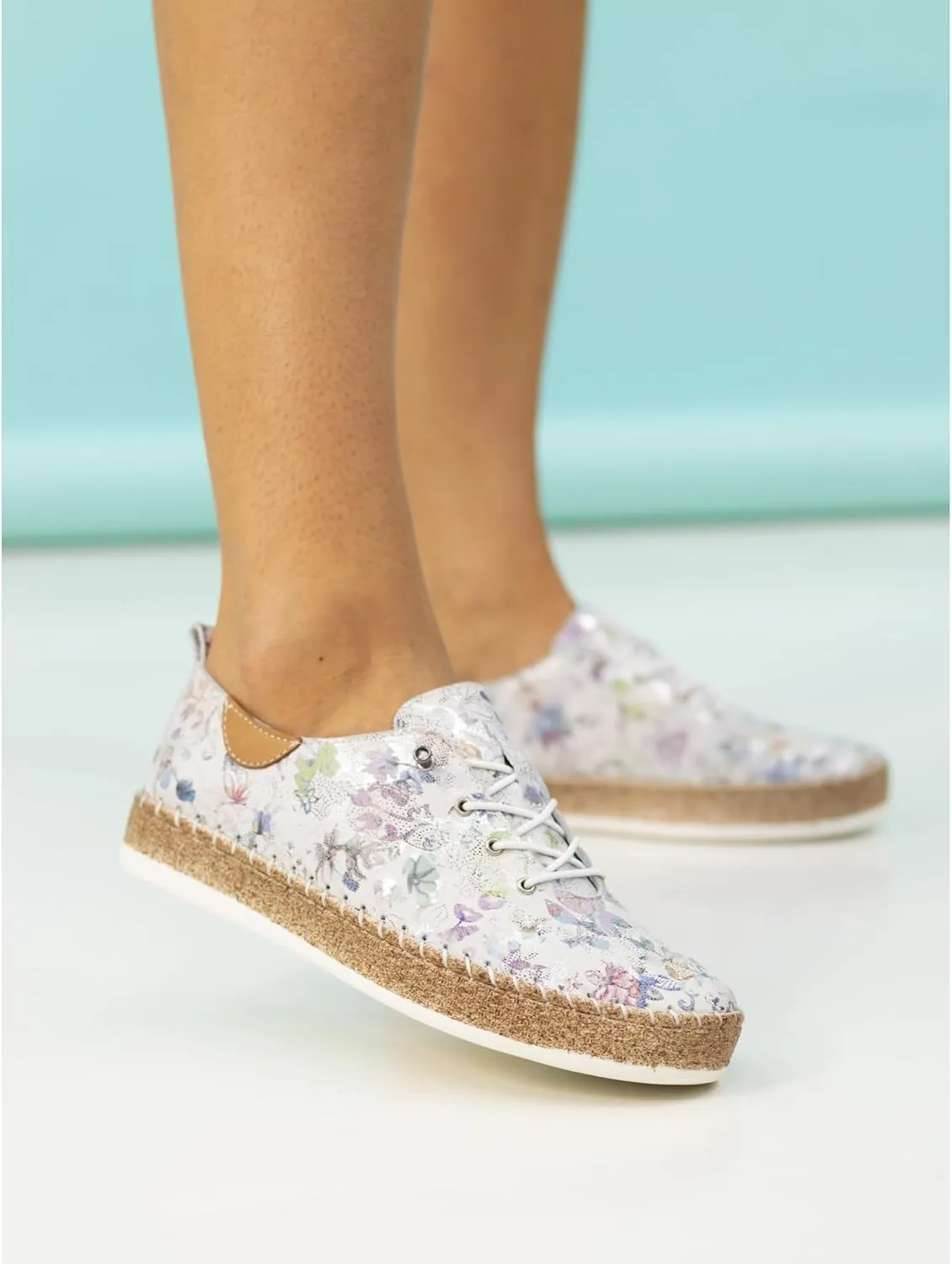 Iva Women's White Leather Trainers