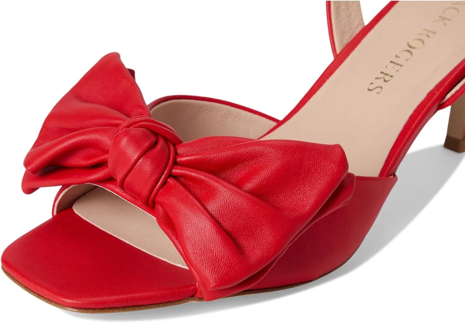 Jack Rogers Women's Eloise Bow Slingback Heeled Sandal