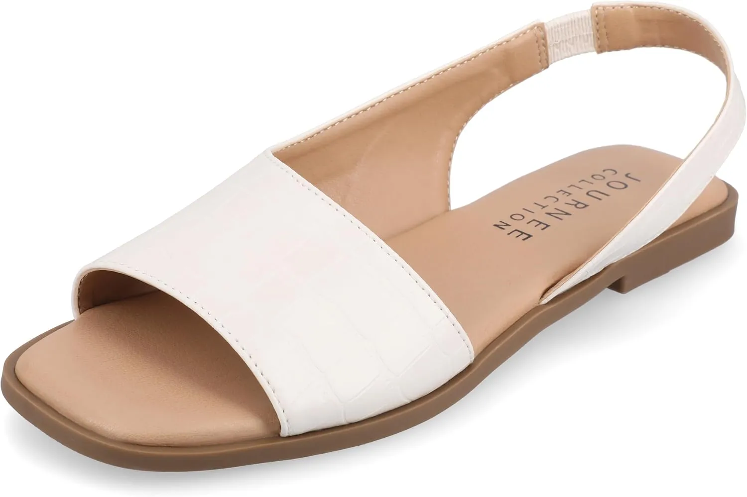 Journee Collection Women's Brinsley Slingback Flat Sandals
