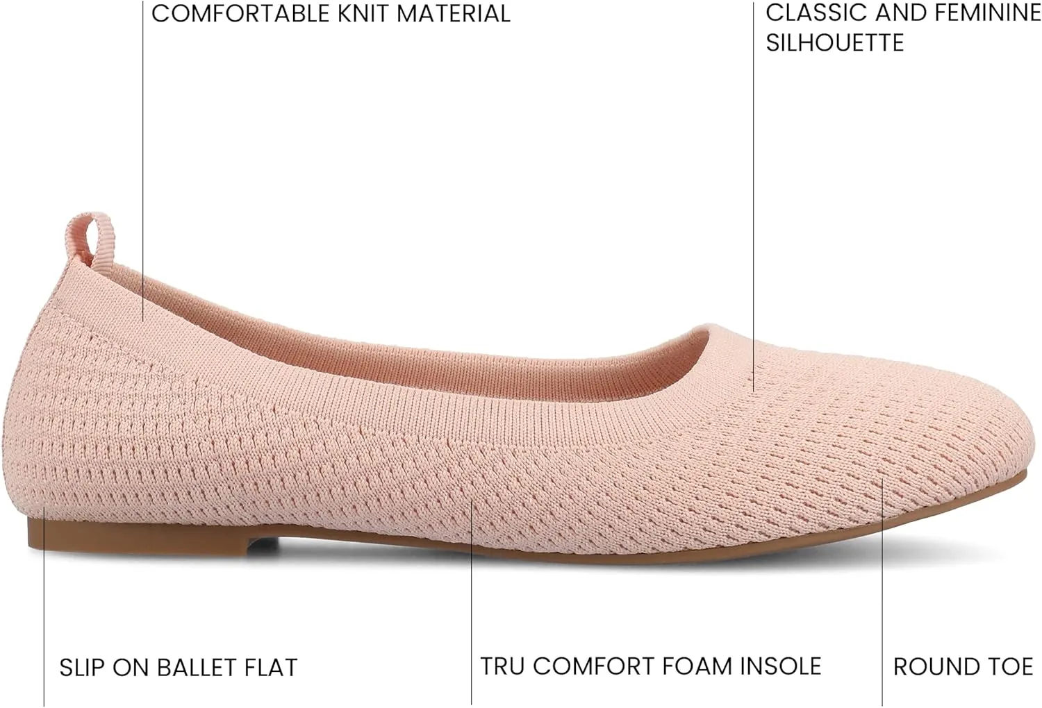 Journee Collection Women's Maryann Ballet Flat
