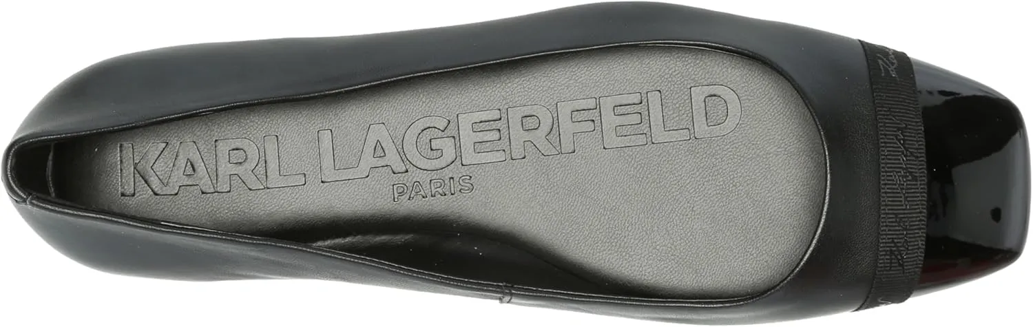 KARL LAGERFELD Women's Zayne Stones Everyday Ballet Flat